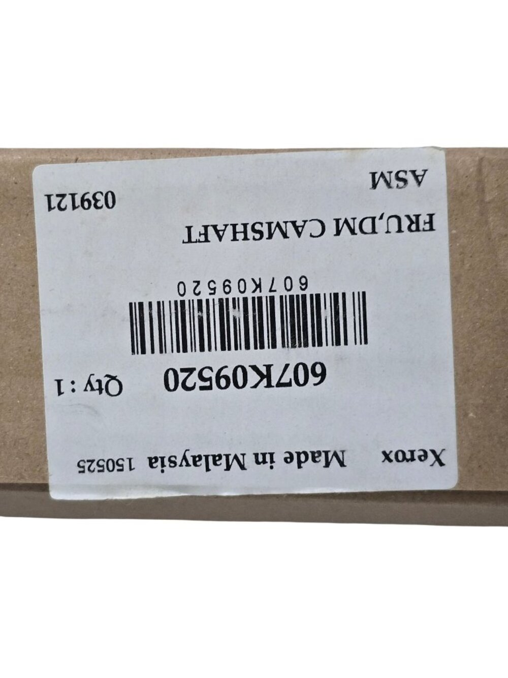 Xerox 607K09520 FRU DM Camshaft ASM‎ Pickup Roller 607K09521 607K09522 OEM